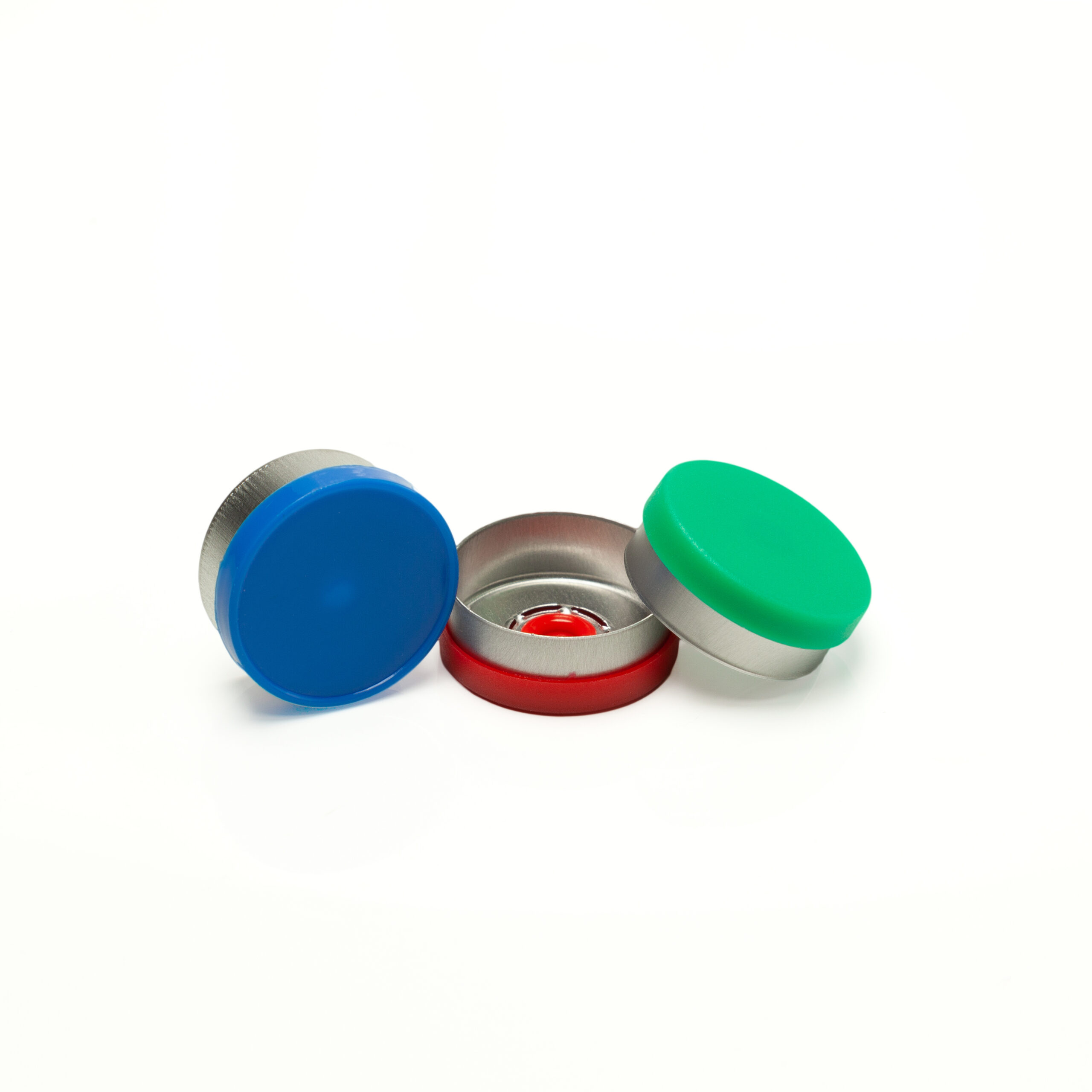 Flip capsule for 20mm mouth vial